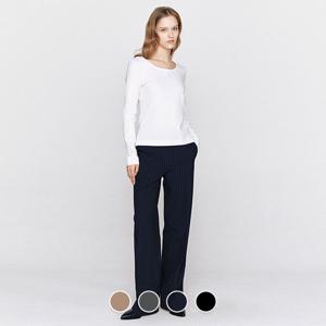 [지오다노] 여성 봄 간절기 스트레이트 일자핏 스판 슬랙스 416503