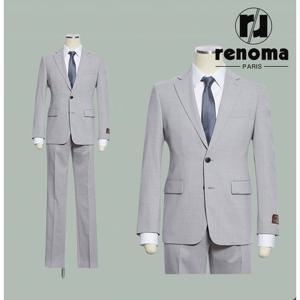 [레노마캐주얼]SS 봄여름 수입원단 라이트그레이 스트레치 프리미엄 정장 RQIMSJ10A