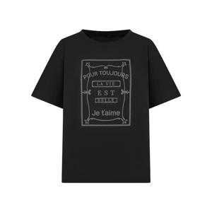 [샤트렌]샤트렌 레터링 박스 프린트 라운드넥 티셔츠_HCEMTS801