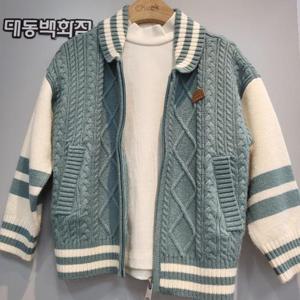 치크 DP01 바시티 스웨트 가디건 CKCK25W2B