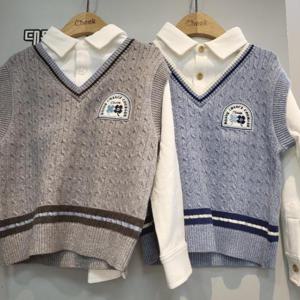 치크 DP01 셔츠레이어드 조끼 CKKA25W2B