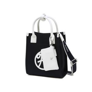 헤지스 골프 여성 26SS 네이비 여성 H 심볼 미니 파우치 동봉 토트백 HWBA6E101N3