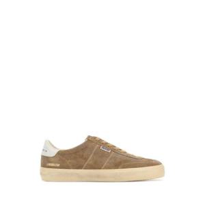 골든구스 남성 화이트 Star 스웨이드 로우탑 스니커즈 GMF00464F008347 15522