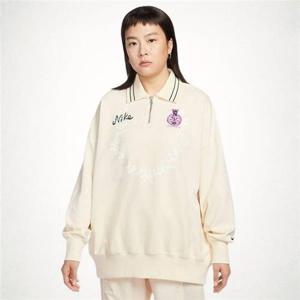 나이키 NSW 여성 오버사이즈 쿼터집 플리스 폴로 IQ3943-110 1587056