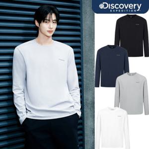 디스커버리 26SS 신상 남성 라운드 긴팔티셔츠 DMRL33061