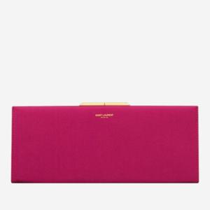 생로랑 로고 엠보스 플랩 클러치 697655FAC13 5870