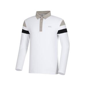 [와이드앵글]남성 CO 슬리브 컬러블럭 폴로 티셔츠 WMP24272W2