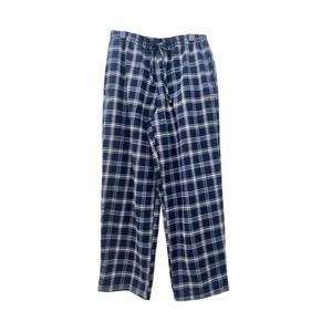 [보디가드]네이비 체크 트윌 기모 남여공용 이지웨어 하의 BGMEB802