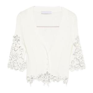 에르마노설비노 레이스 트림 크롭 가디건 D485N317APCT ZSQ1060