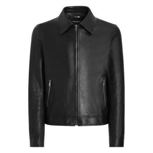 돌체앤가바나 가죽 자켓 G9CCCLHULZK N0000 BLACK