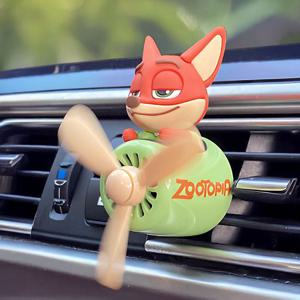 [오너클랜]인기상품 주토피아 비행기 차량용 방향제-닉 [WFLSOML