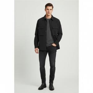 몽클레르 몽클레어 블랙 로고 긴팔 오버셔츠 2F00002 598PM 999