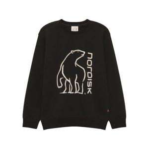 노르디스크 NORDISK 빅 폴라베어 기모 맨투맨 - U_Black OUW25220Z1 342926