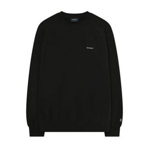 커버낫 COVERNAT 스몰 로고 기모 맨투맨 Black CO2503CR04BK 344179