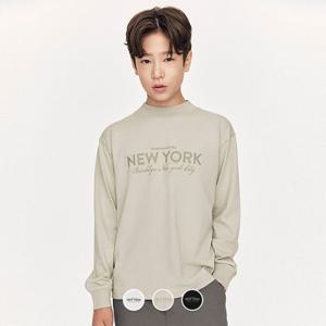 [지오다노 주니어]03095913 목넥 프린트 긴팔 티셔츠