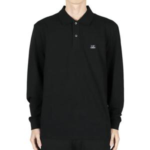 CP컴퍼니 남성 로고 자수 롱슬리브 긴팔 티셔츠(블랙) 17CMPL066A 005263W 999