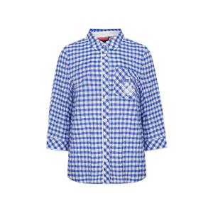 [택가 185,000원] 크로커다일레이디 레터링 포켓 체크 7부 셔츠_CLEMBL203