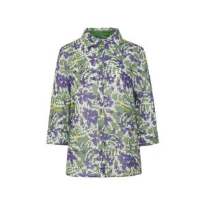 [택가 171,000원] 크로커다일레이디 보태니컬 플라워 프린트 7부 셔츠_CLEMBL122