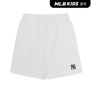 [MLB키즈 공식]26SS 베이직 스몰로고 반바지 NY (White) 7ASPB0163-50WHS