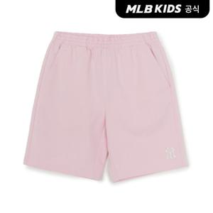 [MLB키즈 공식]26SS 베이직 스몰로고 반바지 NY (L.Pink) 7ASPB0163-50PKL