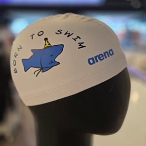 [아레나] 샤키파티데이 아동코팅수모 A6AC1AQ51WHT-IDG