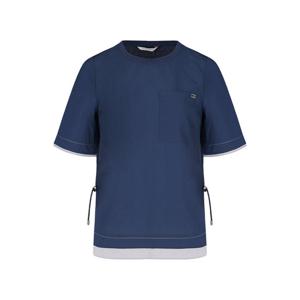 [택가 128,000원] 크로커다일레이디 레이어드 이중단 포켓 반팔티_CLEMTS501