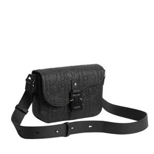 디올 Saddle 스몰 플랩 스트랩백 1ADPO049LLG_H00N