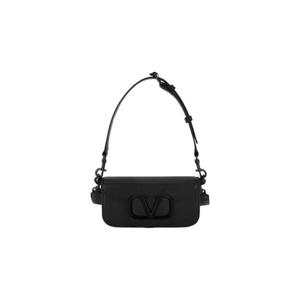 Valentino발렌티노 미니 로코 카프스킨 크로스바디백 블랙 B0B63VTQ0NO