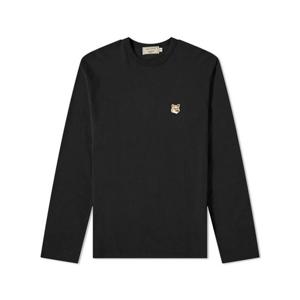 메종키츠네 폭스 헤드 롱슬리브 블랙 공용 FU00163KJ0010 P199