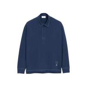 AMI Paris 아미 드 쾨흐 로고 폴로 셔츠 E26HPL425726