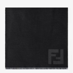 펜디 머플러 스카프 FXS407AWTZF1WWU Black