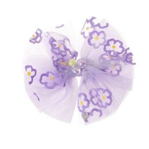 [프렌치캣(정상)]VL 꽃 샤 리본 핀(Q61DG5181)