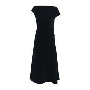 패로슈 토널 트림 드레이프 보트넥 원피스 D726147 PINGU012