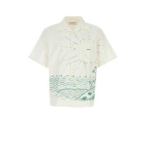 프라다 긴팔 셔츠 UCS414SUMO184H F0089 WHITE