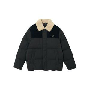 캉골 KANGOL 시어링 칼라 다운 자켓 8176 블랙 5011693431 380069