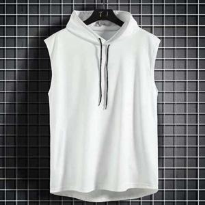 HOTBBA / 남성 쿨원단 민소매 후드 티셔츠 OSM_1006569