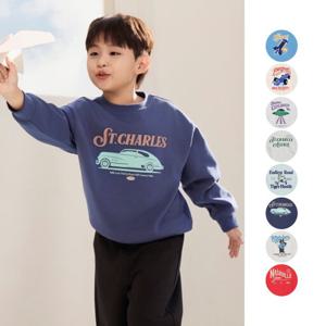 탑텐키즈 MKG1TR3002 공용 더블니트 스웨트셔츠