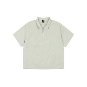 캉골 KANGOL 숏 슬리브 스탠드넥 아노락 8159 민트 5005592014 380397