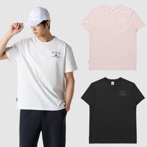 르꼬끄 공용 에센셜 르프레쉬 스몰그래픽 반팔티 QR123LRS12