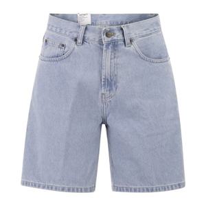 칼하트 스퀘어 라벨 데님 버뮤다 쇼츠 I034869 0135