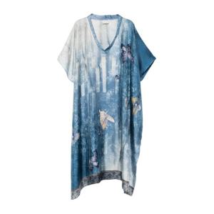 피에르루이마샤 플로럴 브이넥 반팔 카프탄 ALOE S KL10062L200