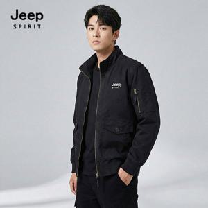 [지프]JEEP SPIRIT 빈티지 항공점퍼 블랙 (JSFAJK391)
