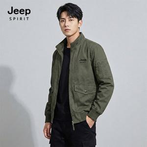 [지프]JEEP SPIRIT 빈티지 항공점퍼 카키 (JSFAJK396)