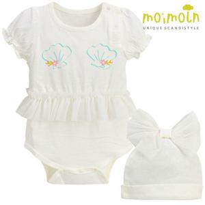 [모이몰른]유아 머메이드 반팔 바디수트(+모자 세트) M222BUN16P