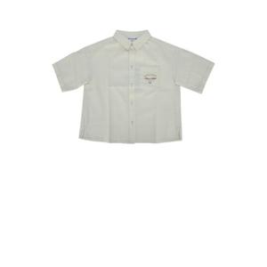 봉쁘앙 키즈 아이보리 반팔 티셔츠 S06BSHW00024 002