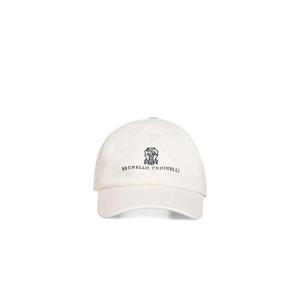 26 SS Brunello Cucinelli 크레스트 로고 자수 캡 모자 M252D9850CIY80 TP451264238