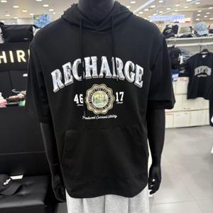 [써드케이]레터링 반팔후드티 MP3TU636_DJ