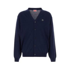 26SS KENZO 네이비 블루 울 가디건 FG55CA7713LB76 TP573222282