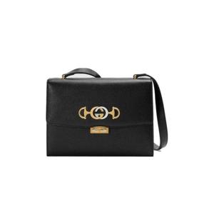 19FW 구찌 Borsa a tracolla Zumi piccola in pelle nera 5763881B90X1000 TP573223611