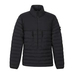 스톤아일랜드 하이 스탠드 칼라 하프 집업 패딩 재킷 K2S154100